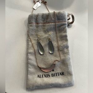 Alexis Bittar necklace and earring matching set!